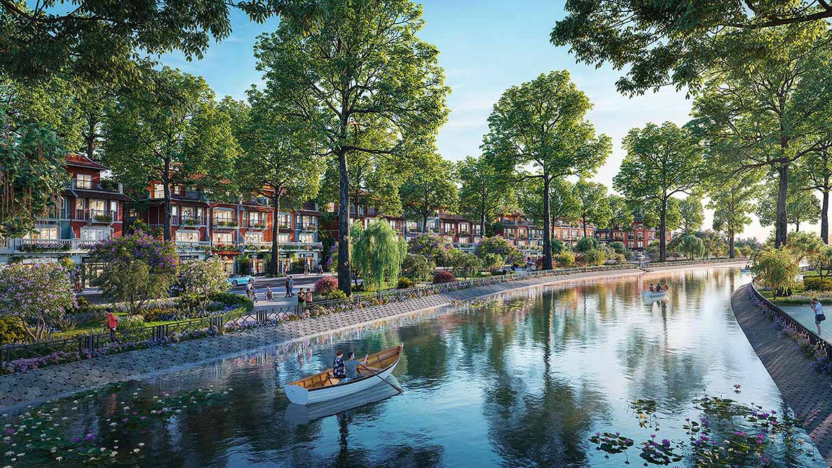 Eurowindow Holding kiến tạo các khu đô thị xanh đáp ứng cảnh quan xanh, công trình xanh, vận hành xanh (Ảnh: khu đô thị Eurowindow Light City)