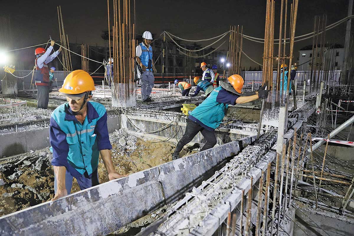 Novaland đang đẩy mạnh thi c&ocirc;ng Dự &aacute;n The Park Avenue sau khi t&aacute;i cấu tr&uacute;c (Ảnh: P.V)