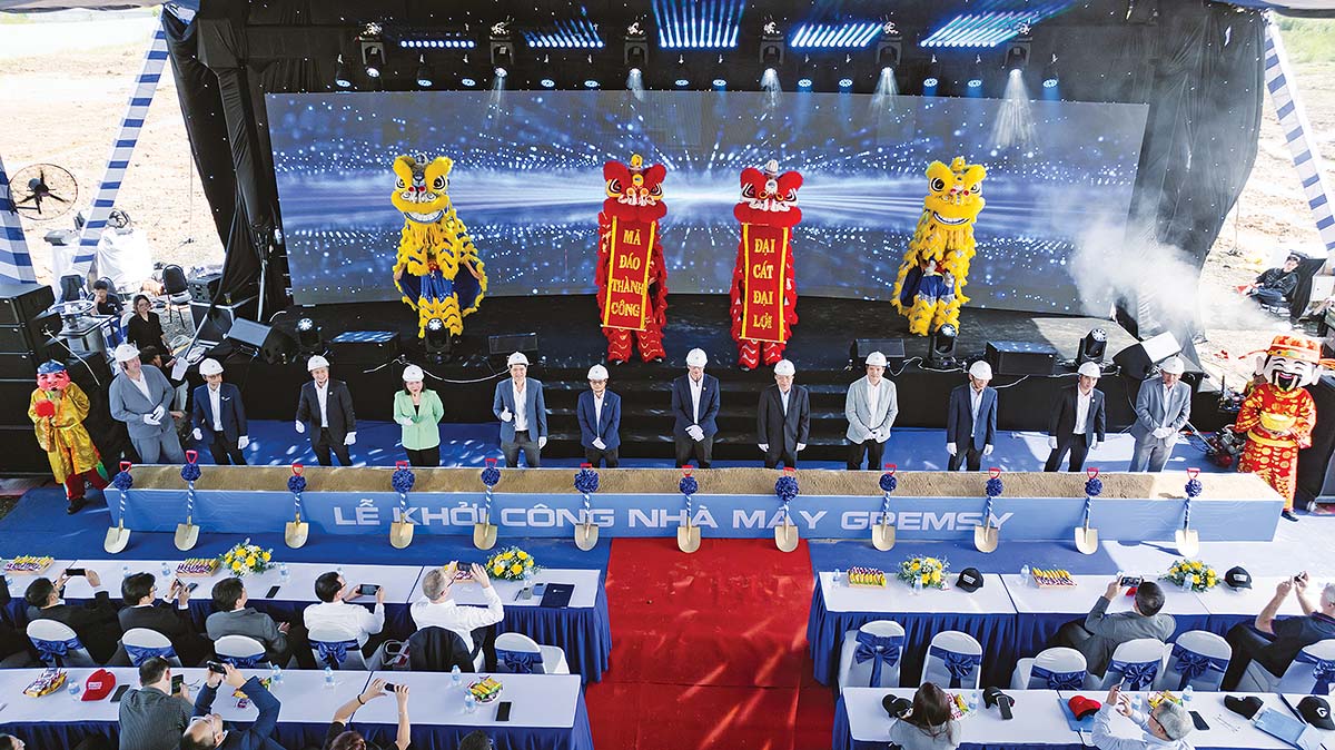 Quang cảnh lễ khởi c&ocirc;ng nh&agrave; m&aacute;y Gremsy v&agrave;o th&aacute;ng 11/2025