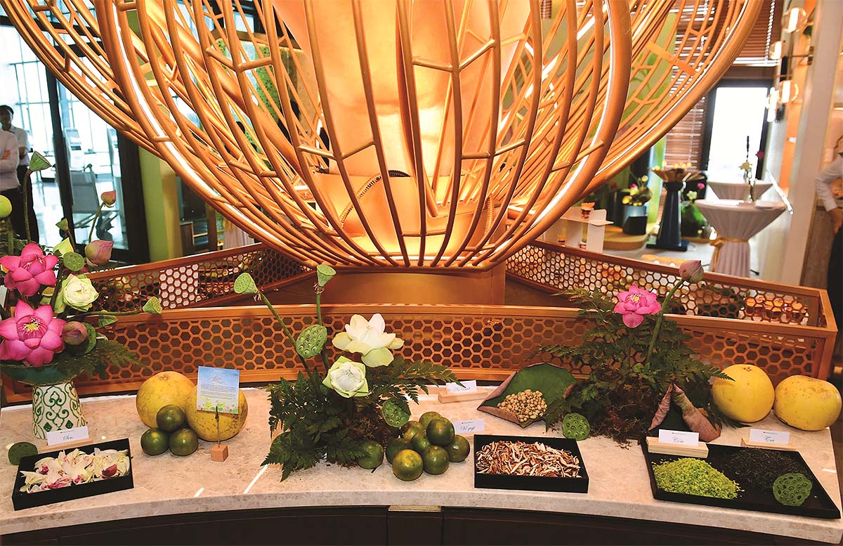 Từng nốt hương của Nhã kết tinh từ những nguyên liệu gần gũi, đậm bản sắc dân tộc: sen Tam Cốc, trà mạn Thái Nguyên, cốm làng Vòng, bưởi Thanh Trà, bưởi Đoan Hùng và quýt Lai Vung