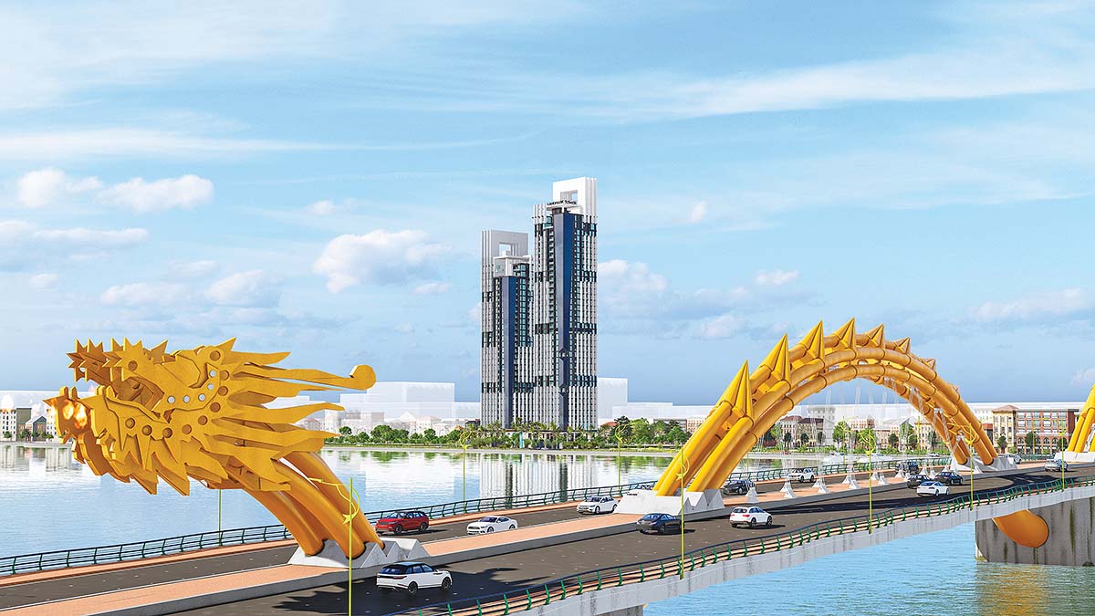 Phối cảnh Dự &aacute;n Danang Landmark - khu phức hợp trung t&acirc;m thương mại v&agrave; căn hộ 