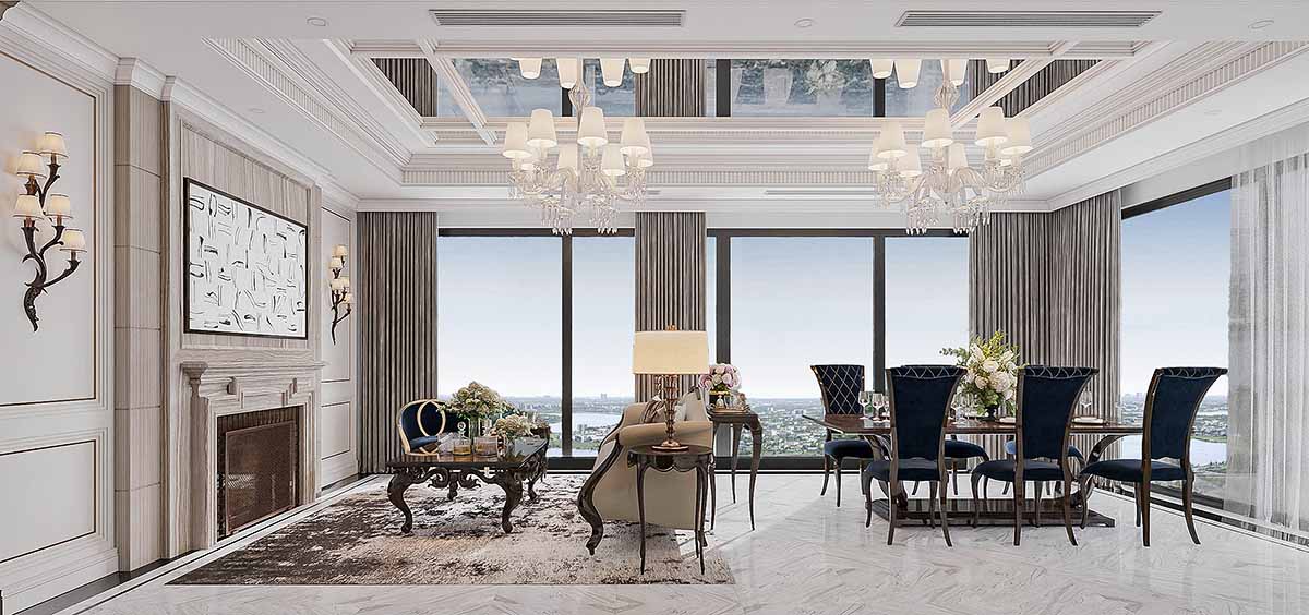 Sản phẩm tại Alumi Premium 4 bàn giao với tiêu chuẩn bàn giao 5 sao, sử dụng nội thất nhập khẩu từ các thương hiệu hàng đầu châu Âu như Bosch, Hafele, Kohler