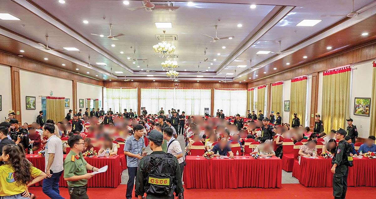 Một buổi hội thảo dụ đầu tư tiền số TCIS bị C&ocirc;ng an tỉnh Ph&uacute; Thọ ph&aacute;t hiện