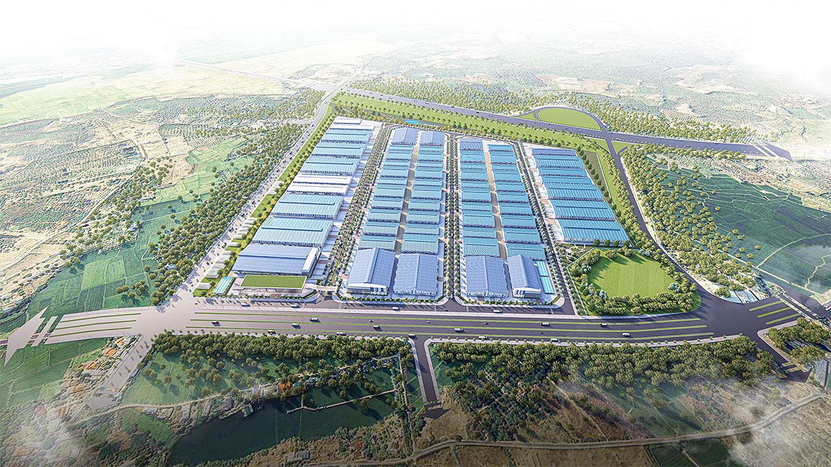 Phối cảnh Dự &aacute;n Cụm c&ocirc;ng nghiệp Di&ecirc;n Thọ VCN