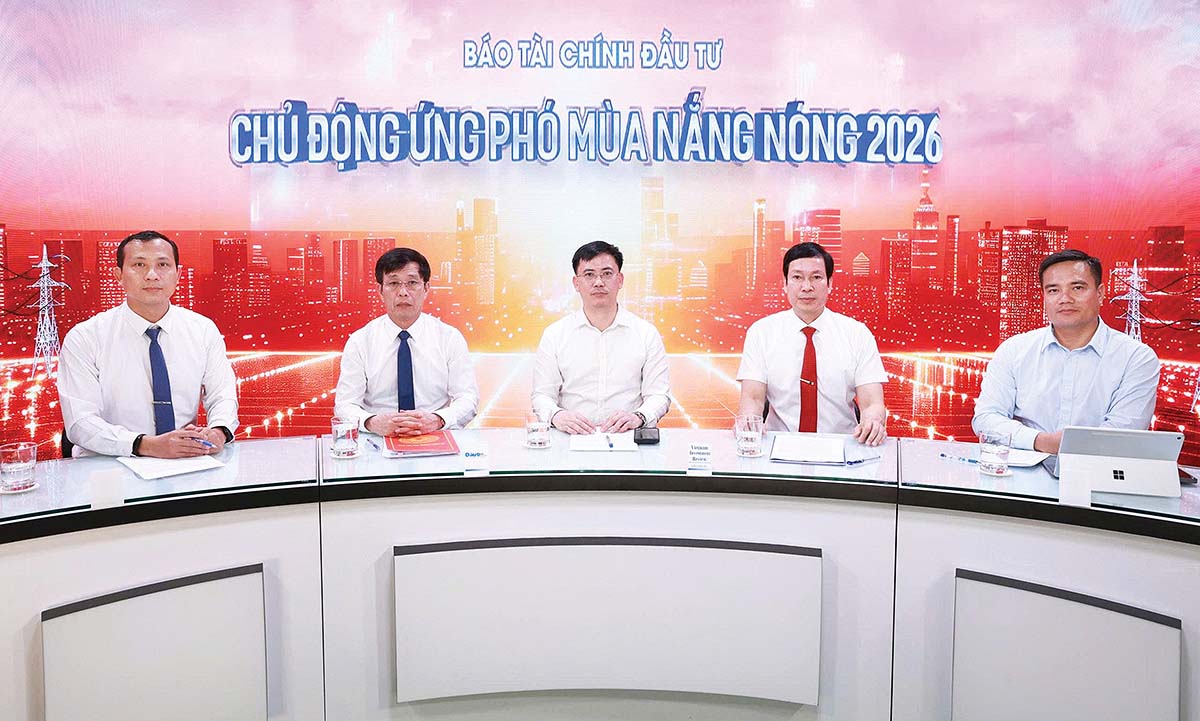 Talkshow về cung ứng điện cao điểm m&ugrave;a nắng n&oacute;ng 2026 do B&aacute;o t&agrave;i ch&iacute;nh - Đầu tư tổ chứcảnh: nc