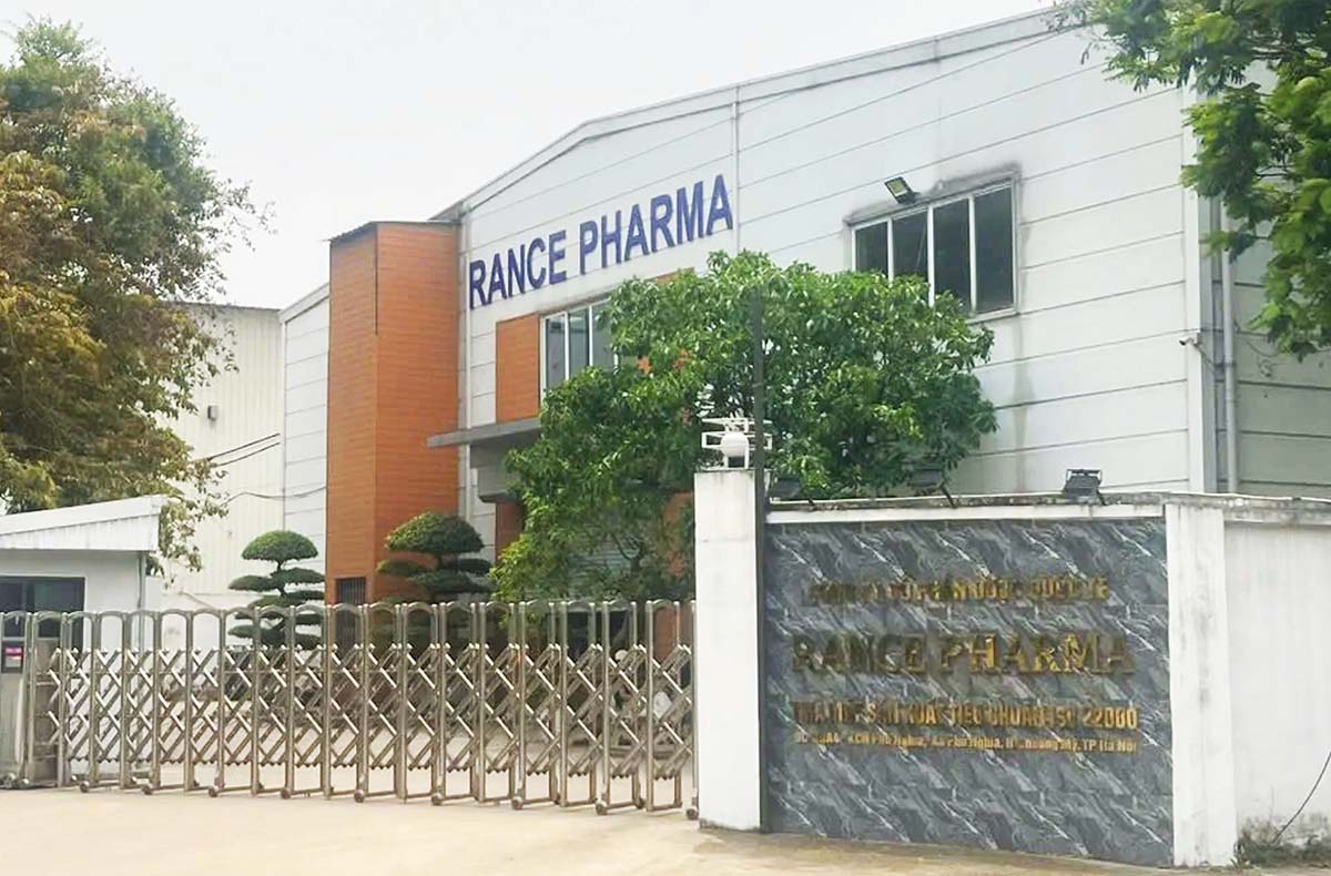 Nhà máy sản xuất sữa giả của Công ty Rance Pharma