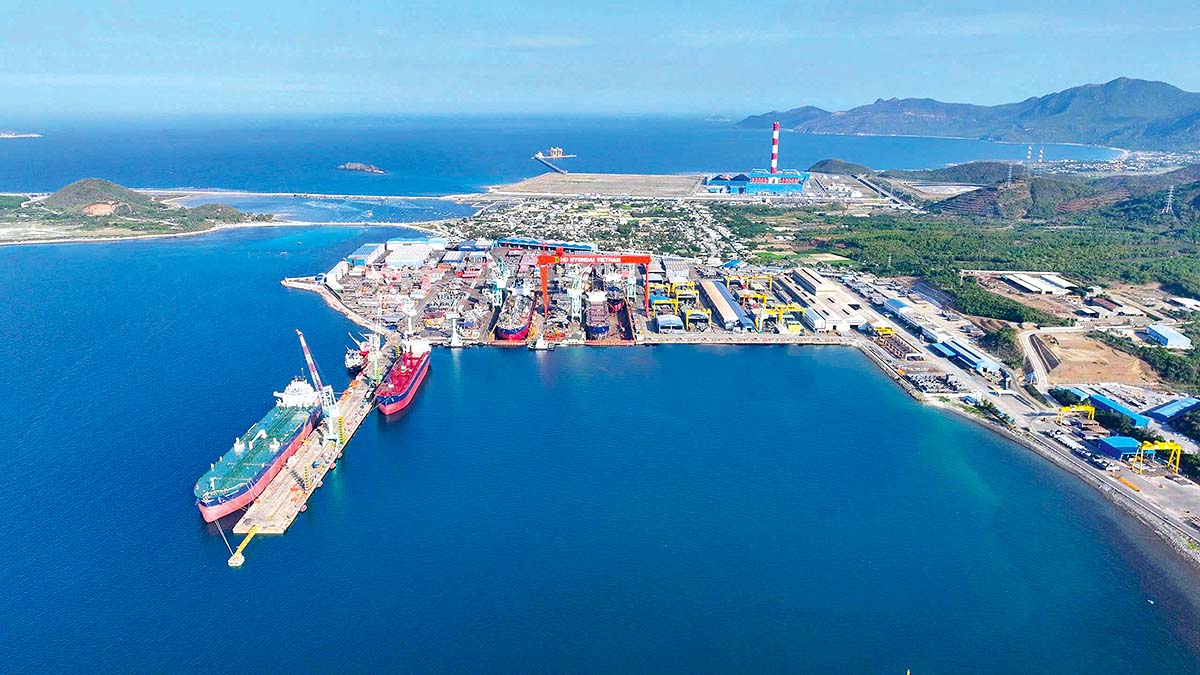 Nhà máy Đóng tàu Huyndai Việt Nam - đơn vị có vốn góp của SBIC hiện là cơ sở đóng, sửa chữa tàu lớn bậc nhất châu Á