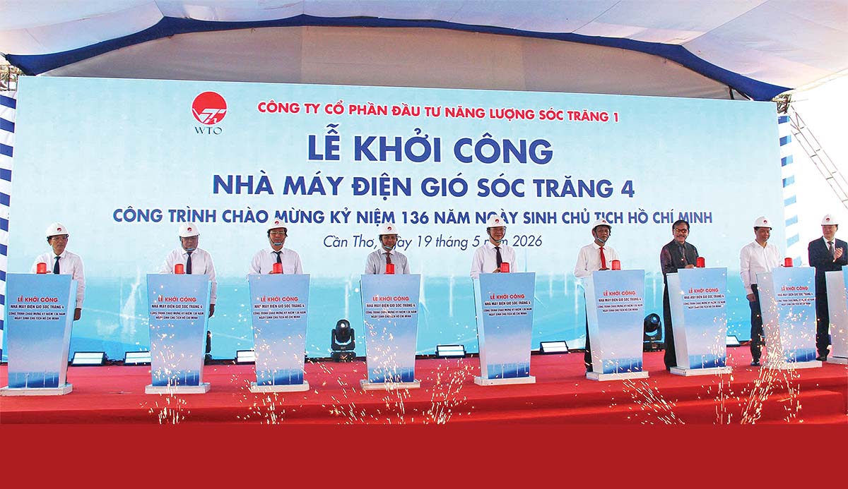 Lễ khởi c&ocirc;ng Dự &aacute;n Nh&agrave; m&aacute;y Điện gi&oacute; S&oacute;c Trăng 4