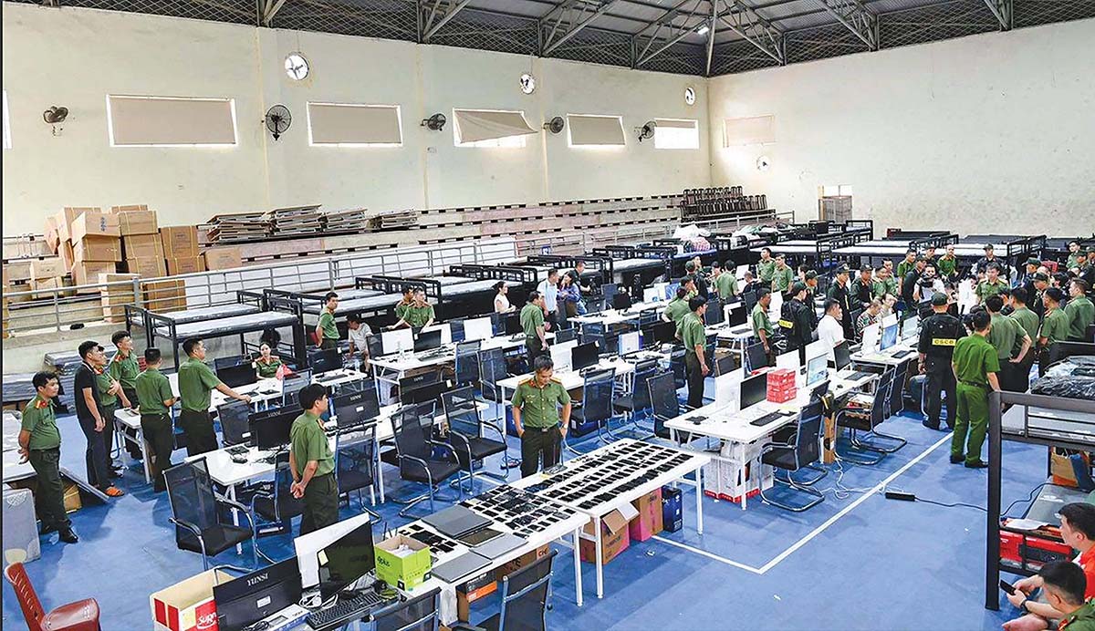 Một căn cứ tội phạm online chưa kịp vận hành bị Công an tỉnh Phú Thọ triệt phá tháng 6/2026