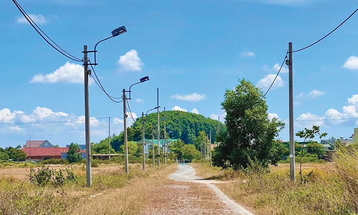 Dự &aacute;n Khu đ&ocirc; thị An Sơn dang dở sau 18 năm triển khai (Ảnh: Thanh Chung)