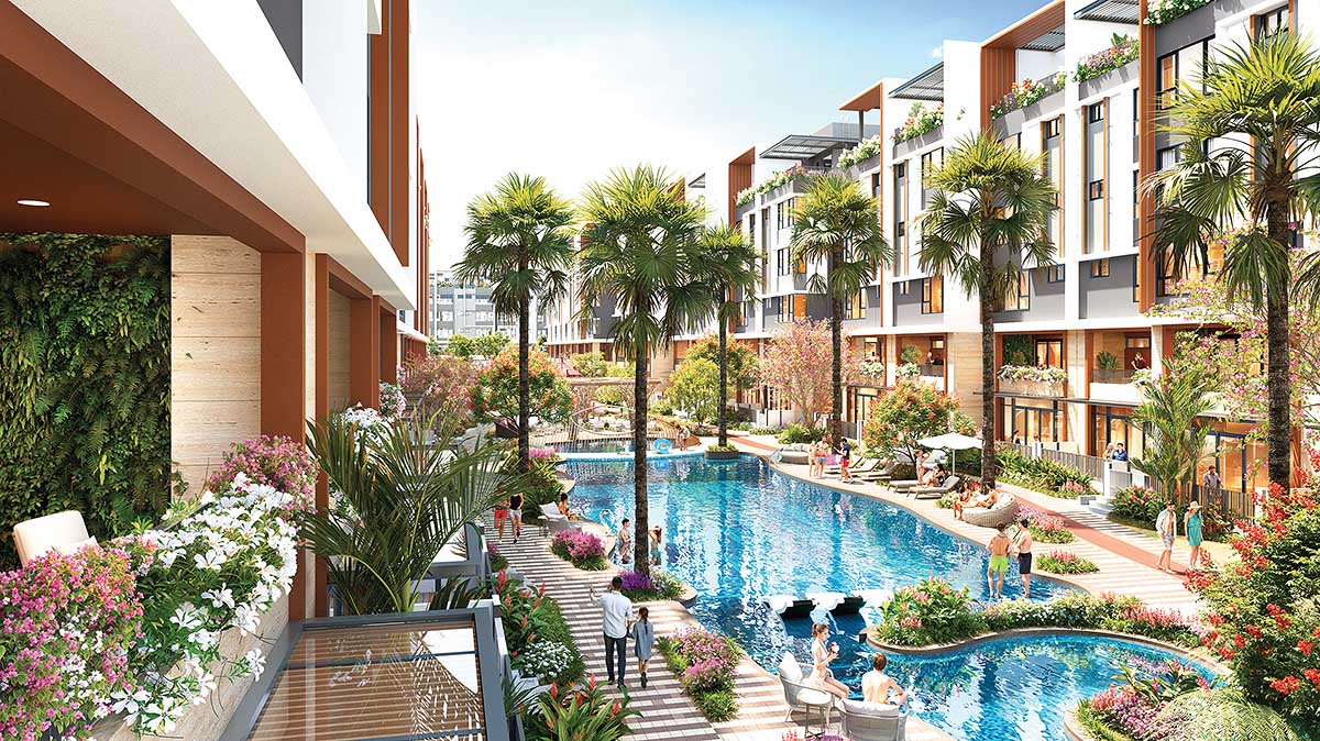 C&aacute;c Dự &aacute;n của Keppel kết hợp h&agrave;i h&ograve;a  giữa kh&ocirc;ng gian sống v&agrave; c&aacute;c hoạt động thương mại trong một m&ocirc;i trường đ&ocirc; thị được quy hoạch đồng bộ (H&igrave;nh phối cảnh)