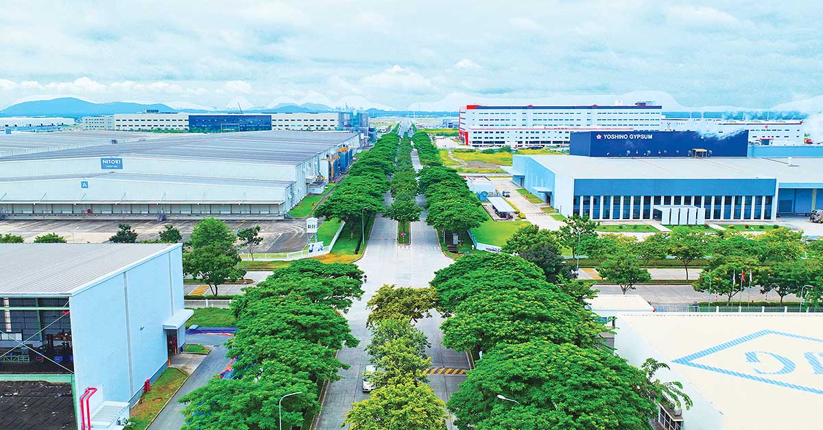 Khu c&ocirc;ng nghiệp chuy&ecirc;n s&acirc;u Ph&uacute; Mỹ 3 đang được chuyển đổi theo m&ocirc; h&igrave;nh khu c&ocirc;ng nghiệp sinh th&aacute;i (Ảnh: L&ecirc; To&agrave;n)