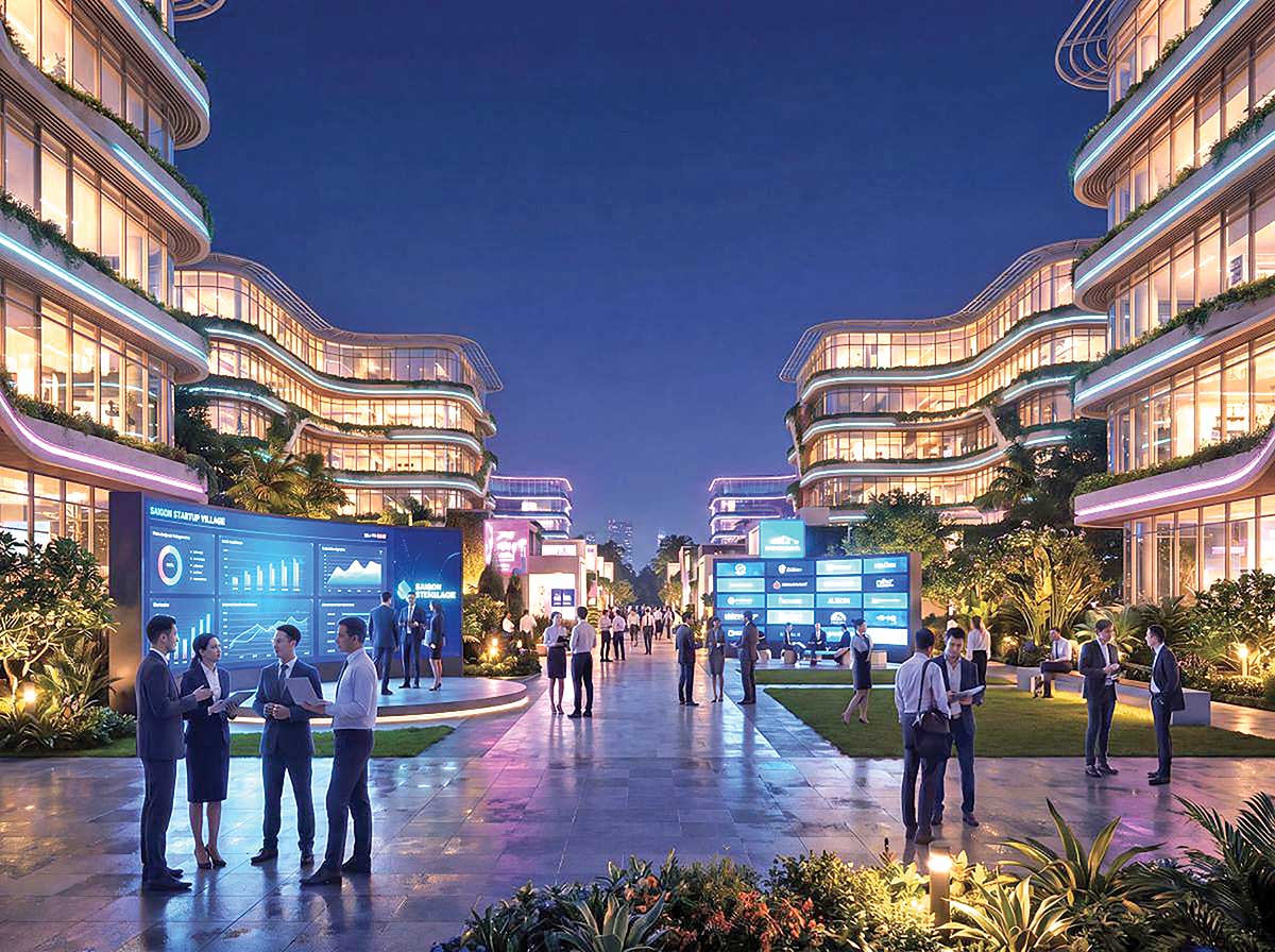 Saigon Start-up Village 1,6 ha với tháp đôi văn phòng 26-29 tầng mở thêm không gian phát triển nghề nghiệp ngay trong đại đô thị