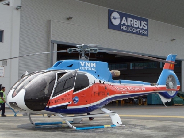 Máy bay gặp sự cố là loại máy bay EC130T2 sản xuất tại Pháp năm 2014