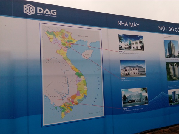 Hoạt động theo mô hình công ty mẹ con, DAG có 3 nhà máy phục vụ chủ yếu cho ba thị trường Bắc, Trung, Nam đặt tại KCN Ngọc Hồi (Hà Nội); KCN Châu Sơn (Phủ Lý- Hà Nam) và KCN Tân Tạo (TP. HCM)
