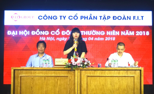 Đại hội do bà Nguyễn Thị Minh Nguyệt, Phó Chủ tịch HĐQT điều hành