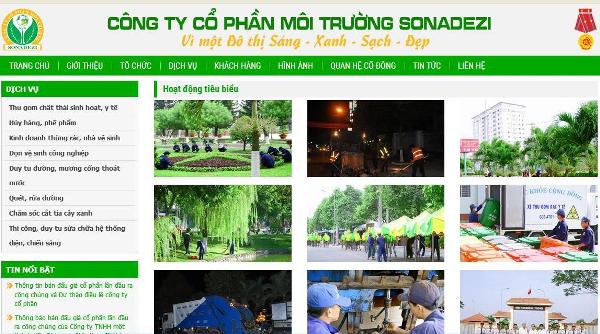 Sonaenco là công ty dịch vụ môi trường đô thị ở Đồng Nai