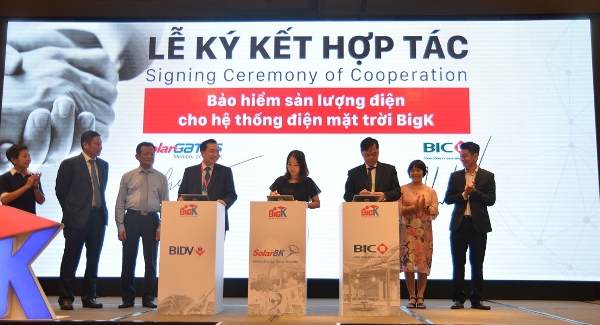 BIC, BIDV Vũng Tàu Côn Đảo và SolarBK Holdings ký kết hợp tác