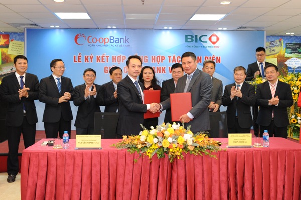 Lễ ký kết diễn ra tại Trụ sở ngân hàng Hợp tác xã Việt Nam 