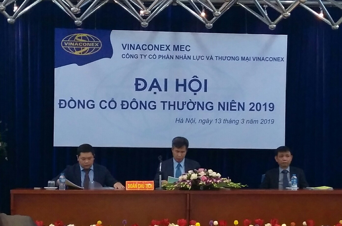 Cuộc họp Đại hội đồng cổ đông của MEC diễn ra chiều 13/3 tại Hà Nội