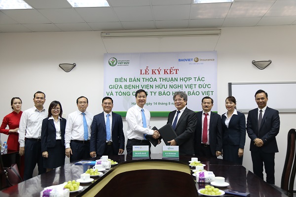 Lễ ký kết hợp tác giữa Bảo hiểm Bảo Việt và Bệnh viện Việt Đức