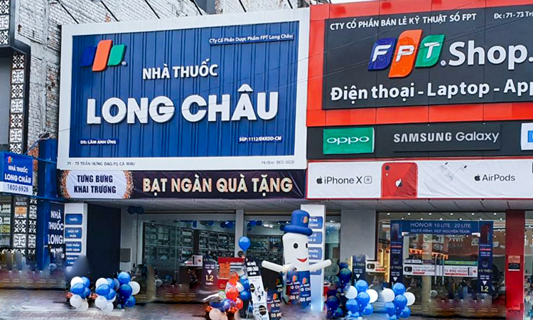 Việc mở rộng các Nhà thuốc Long Châu khiến lợi nhuận của FPT Retail suy giảm