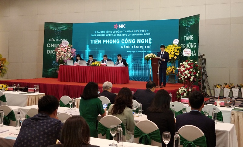 Cuộc họp Đại hội đồng cổ đông 2021 của MIC diễn ra tại Hà Nội