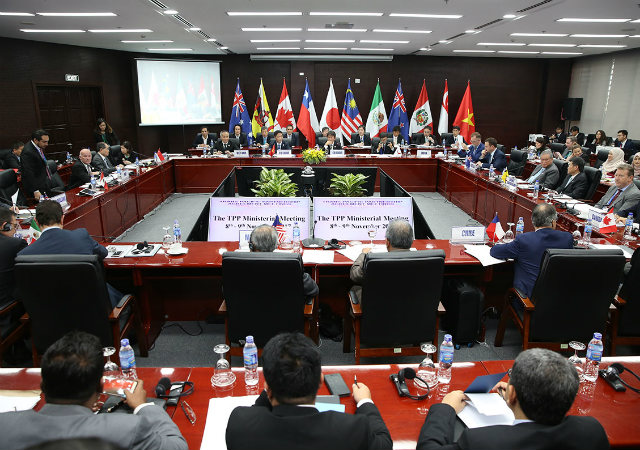 Hội nghị Bộ trưởng TPP tổ chức tại Đà Nẵng (năm 2017). Ảnh: AFP