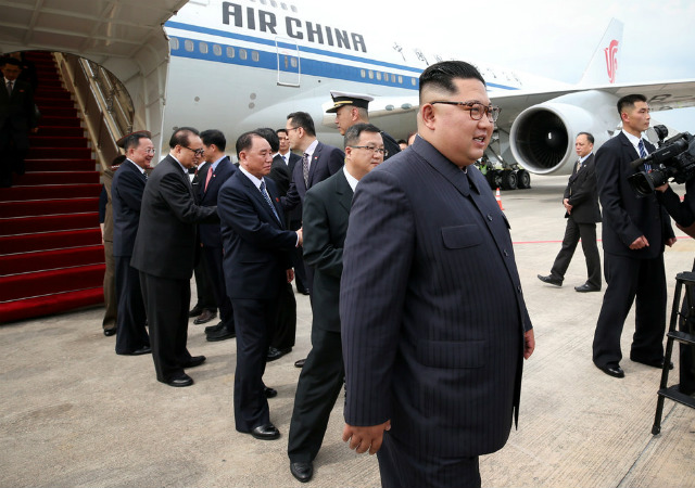 Ông Kim Jong-un tới Singapore bằng máy bay của Hãng hàng không Air China