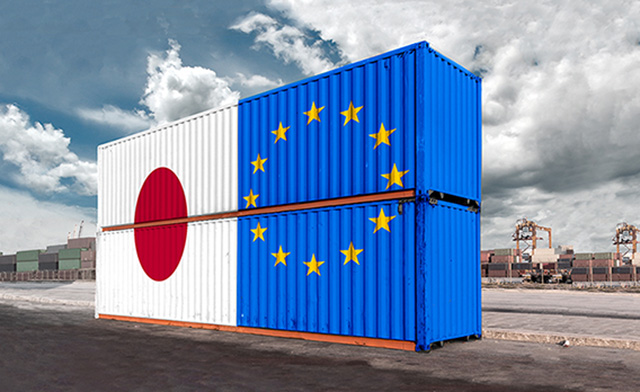 Theo thỏa thuận ký kết hôm nay, 99% hàng hóa châu Âu xuất sang Nhật Bản được miễn thuế