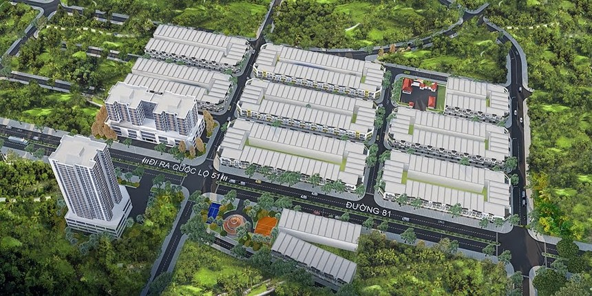 Phối cảnh tổng thể Dự án Ecotown Phú Mỹ (Nguồn: Hodeco)