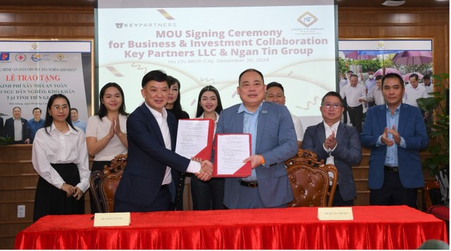 ập đoàn Ngân Tín và Công ty Key Partners LLC ký kết hợp tác thương mại vào ngày 31/12/2024