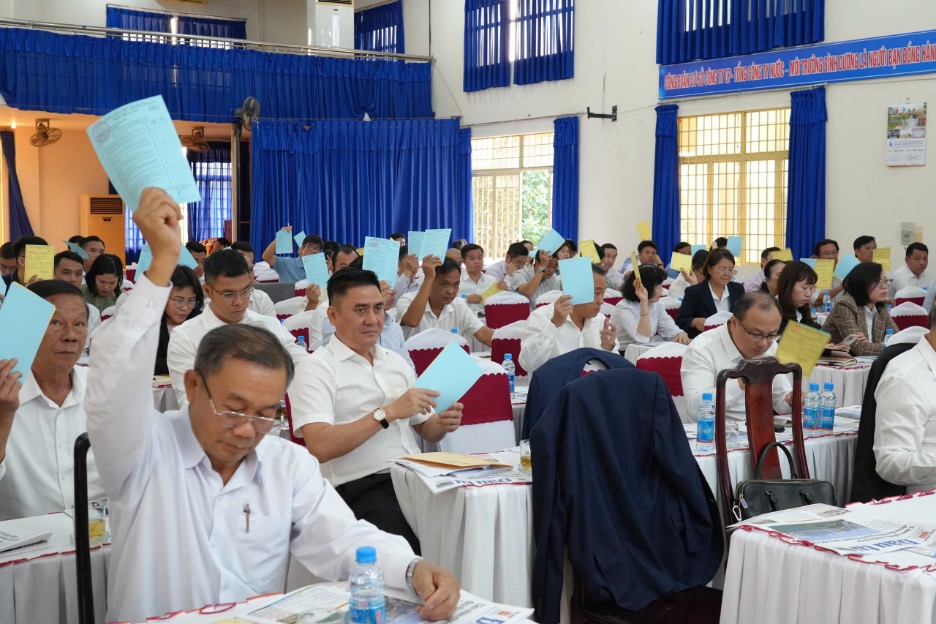 Cổ đông thông qua toàn bộ tờ trình.