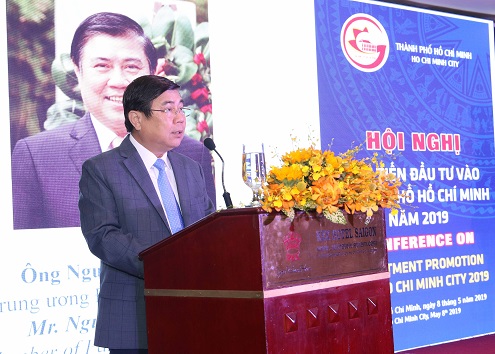 Chủ tịch UBND TP.HCM Nguyễn Thành Phong kêu gọi 210 Dự án đầu tư vào TP.HCM(ảnh Lê Toàn)