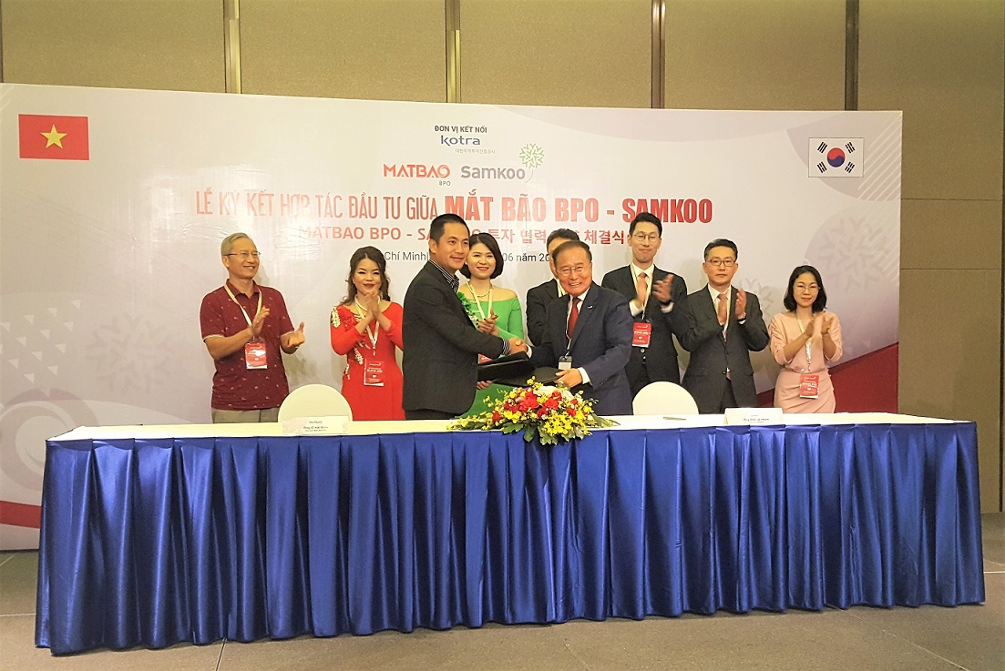 Mắt Bão BPO và Samkoo bắt tay phát triển thị trường nhân sự tại Việt Nam.