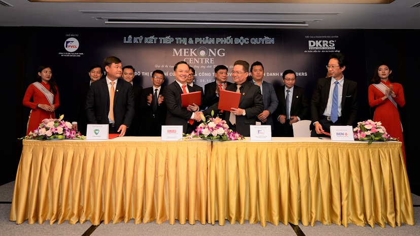 PVCL và DKRS chính thức ký kết tiếp thị và phân phối độc quyền Đại đô thị Mekong Centre.