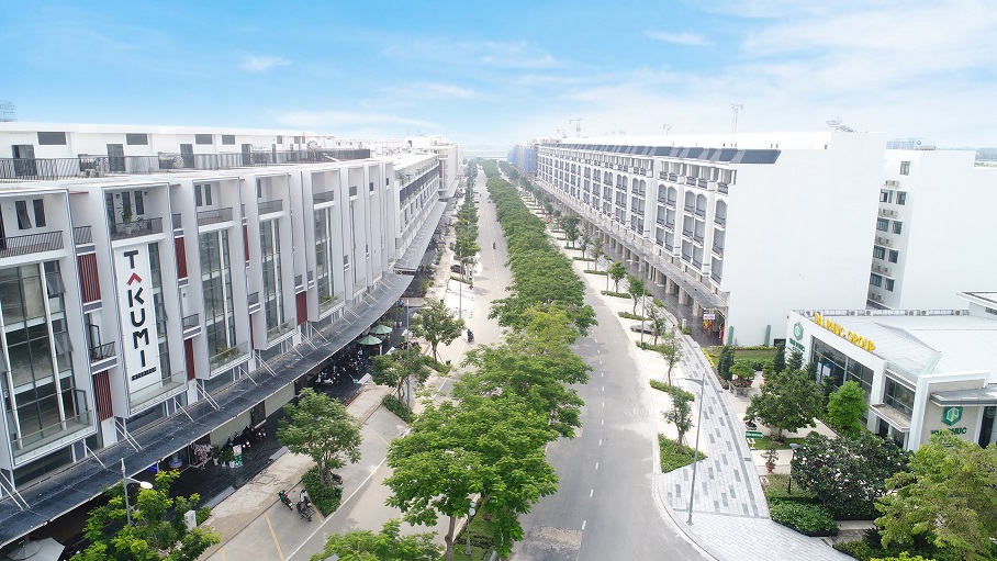 Một khu phố hoàn thiện của Dự án Van Phuc City.