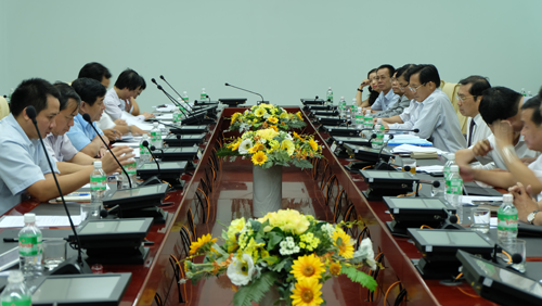 Đoàn công tác của Bộ trưởng Bộ KHĐT Nguyễn Chí Dũng làm việc với lãnh đạo UBND TP Đà Nẵng