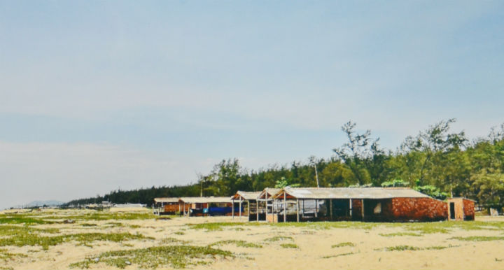 Bãi biển xã Phổ An, vị trí đang được nhà đầu tư khảo sát đề nghị đầu tư Dự án