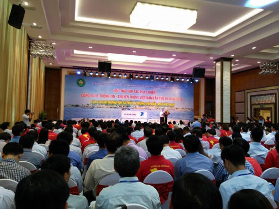 Các đại biểu tham dự Hội thảo CNTT tại Lý Sơn