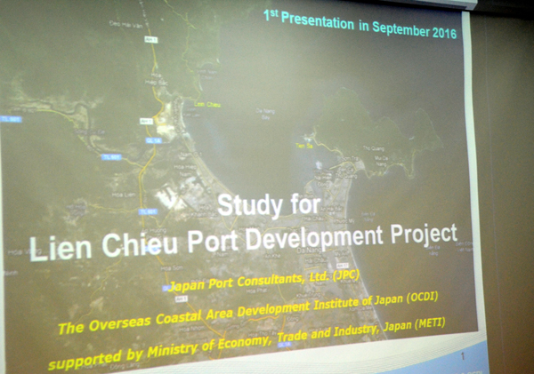 Để xây dựng cảng Liên Chiểu, đơn vị tư vấn đưa ra mức đầu tư hơn 32.800 tỉ đồng. Ảnh: Hà Minh