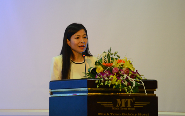 Bà Lê Thị Nam Phương, Phó chủ tịch Hội DNT Đà Nẵng: 