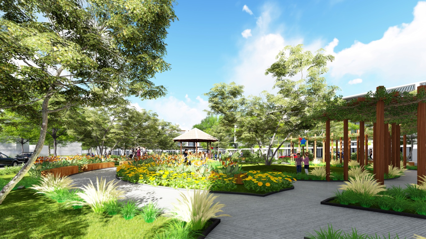 Pandora city được quy hoạch với khuôn viên cây xanh và khi TDTT ngoài trời – mang đến không gian sống sinh thái cho mọi cư dân. Thông tin chi tiết: http://pandoracity.com.vn