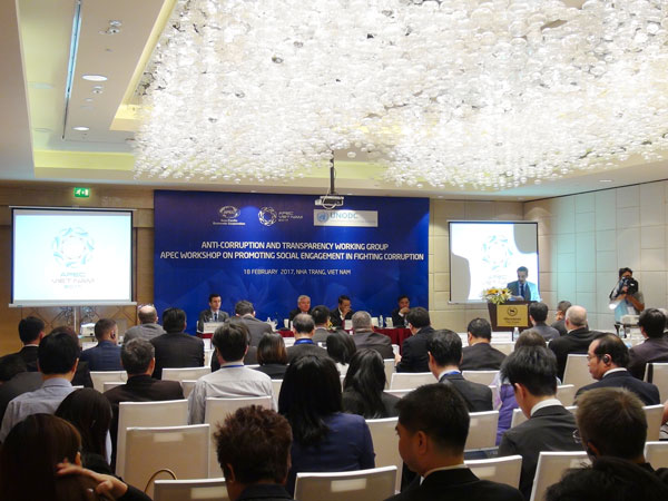 Một trong 8 cuộc hợp khởi động APEC 2017 được tổ chức tại Nha Trang (Khánh Hòa) ngày 18/2