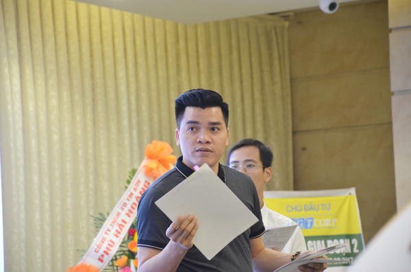 Ông Lê Anh Triệu, Chủ tịch kiêm Tổng giám đốc PGTCorp tuyên bố mở bán giai đoạn 2, Dự án New Đà Nẵng City.