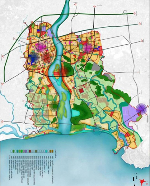Phối cảnh Quy hoạch thành phố Quảng Ngãi đưa ra lấy ý kiến tại cuộc họp