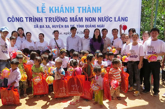 Một trong những công trình do Plan quốc tế tại Việt Nam trao tặng cho Quảng Ngãi