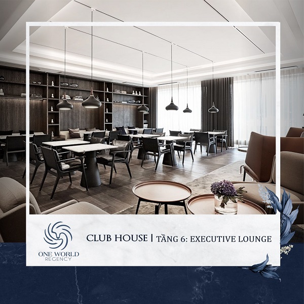Tầng 6 sở hữu một không gian Executive Lounge, nơi mọi người có thể ngồi nhâm nhi tách café, trò chuyện và tận hưởng bầu không khí trong lành tại One World Regency