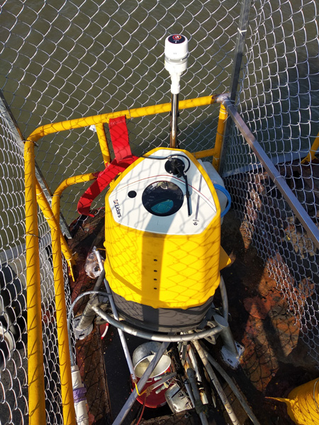 Thiết bị đo gió bằng chùm tia laze được lắp đặt ngoài khơi Bà Rịa-Vũng Tàu