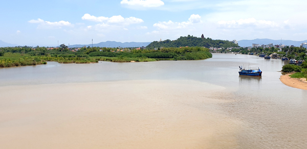 Vị trí Dự án là cù lao giữa hai sông Ba và sông Đà Rằng